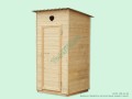 Хозблок "Деревянный туалет для дачи Домик №7 односкатная крыша"
